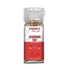 Pride of India Seasoning Salt 2.3 oz (65 gm) w/ Convenient Grinder Cap Tangy Spicy Taste | Himalayan Pink Salt Fresh Garlic Onion Spices | Used for Se
