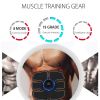 Electric Muscle Toner Machine Rechargeable ABS Trainer Fat Burner Belly Shaper Muscle -Portable Toner - Trainer Workout Equipment For Men Woman Abdome