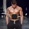 Electric Muscle Toner Machine Rechargeable ABS Trainer Fat Burner Belly Shaper Muscle -Portable Toner - Trainer Workout Equipment For Men Woman Abdome