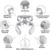 Neck Massager with Heat Neck Relax Neck Pain Relief DeepTissue Device Neck Massager Muscle Relaxation 4 HeadCordless Massager for Women Men Old People
