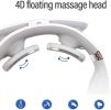 Neck Massager with Heat Neck Relax Neck Pain Relief DeepTissue Device Neck Massager Muscle Relaxation 4 HeadCordless Massager for Women Men Old People