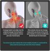 Neck Massager with Heat Neck Relax Neck Pain Relief DeepTissue Device Neck Massager Muscle Relaxation 4 HeadCordless Massager for Women Men Old People